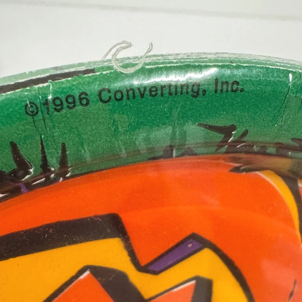 Vintage Halloween Thanksgiving Party Paper Plates 7in 4 Packs 1990s Made In USA